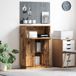 Maison Exclusive Bureau exclusif - Bois massif recyclé et panneaux de particules - 71,5 x 31,5 x 106,5 cm