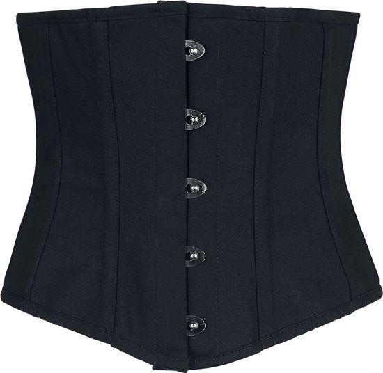 Gothicana by EMP Gothicana Zwarte onderborstcorsage - Dames - L