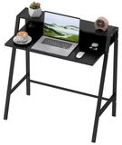HOMCOM Bureau, computertafel, lade, bureau, werktafel met kabeldoorvoer 836-055