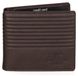 Black B UNICA Portefeuille homme cuir véritable noir et marron Design ultra-slim 11x9.5x1 cm