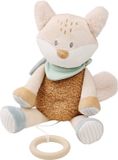 Nattou FLO, ERNEST & OLI Muziek Knuffel - Vos - 24 cm - Munt Groen