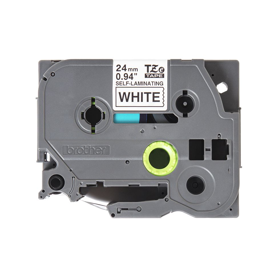 Brother TZe-SL251 label tape - 2.4 cm x 8 m - Black on White - for PT-D800W, PT-E550WVP, PT-P900W, PT-P950NW