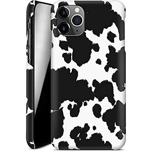 caseable caseable Apple iPhone 11 Pro Max telefoonhoes - hardcase beschermhoes - schokabsorberend & krasbestendig oppervlak - kleurrijk design & rondom print - kow print - dierenprint