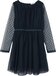 NAME IT KIDS semi-transparante jurk donkerblauw