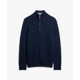 Superdry Katoenen gebreide trui met ritssluiting aan de kraag Classics