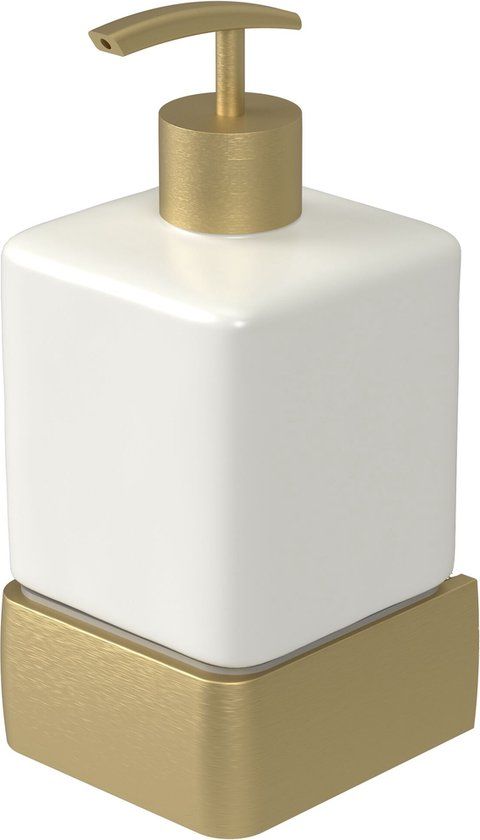 Generiek Haceka Aline Zeepdispenser Goud Aluminium Keramiek