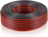 Electraline Luidsprekerkabel 50m 2x0,75mm² Rood/Zwart
