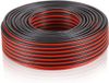 Electraline Luidsprekerkabel 50m 2x0,75mm² Rood/Zwart