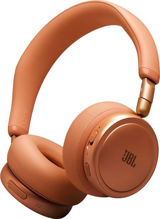 JBL Live 680NC - Draadloze Noise Cancelling Koptelefoon - Bluetooth On-Ear - 80 uur batterij - Multipoint - JBL Signature Sound - Oranje