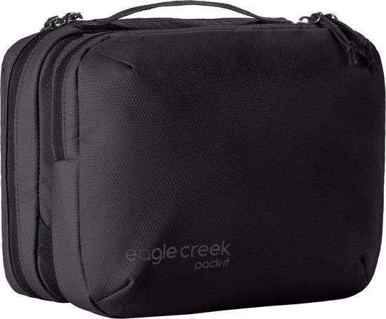 Eagle Creek Pack-It Reveal Trifold Toiletry Kit Black Zwart