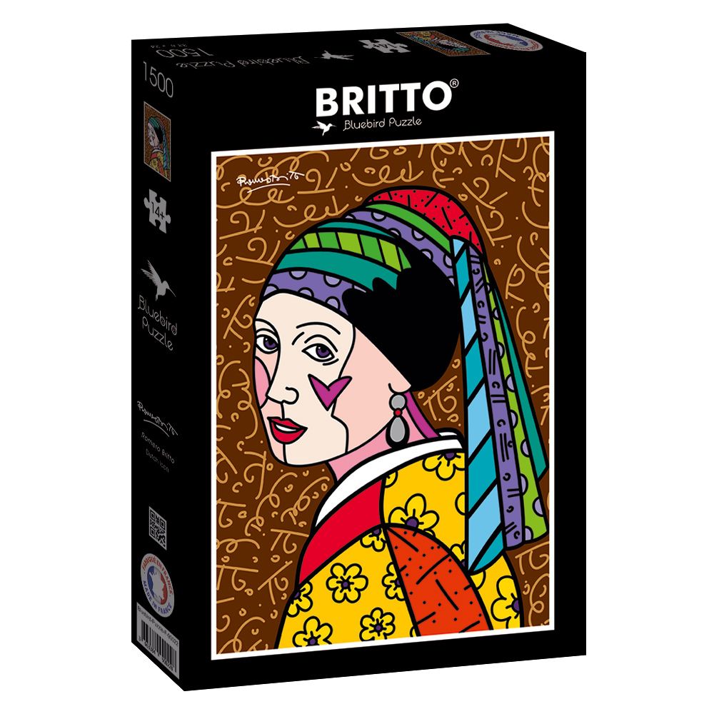 Bluebird Puzzle Romero Britto - Dutch Icon Puzzel (1500 stukjes)