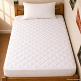 Utopia Bedding Gewatteerde matrasbeschermer, ademende matrasbeschermer, diepe matrashoes (wit, Twin XL, 99 x 203 + 40 cm (pak van 1)