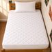 Utopia Bedding Gewatteerde matrasbeschermer, ademende matrasbeschermer, diepe matrashoes (wit, Twin XL, 99 x 203 + 40 cm (pak van 1)