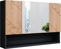 Vicco Irma Badkamerspiegelkast – 80.1 x 55 cm Eik goud/antraciet