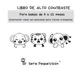 Libro interactivo visual con texto: bebés de 6 a 12 meses ( para rutinas tranquilas)
