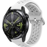 Strap-it Bracelet en silicone avec trous - blanc