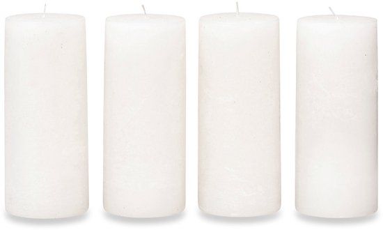 LOBERON Kaars set van 4 Homel crème