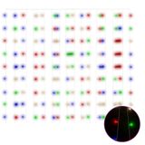vidaXL Lichtsnoergordijn met 300 LED's en 8 functies 3x3 m meerkleurig