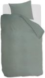 Ambiante Cotton Uni Dekbedovertrek - 140 x 220 cm - Groen