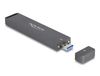 Delock 42021 Boîtier SSD M.2 Gris
