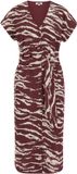 WE Fashion Dames midi jersey jurk met print