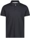 CMP Heren Poloshirt Korte Mouw Antraciet/Bianco L