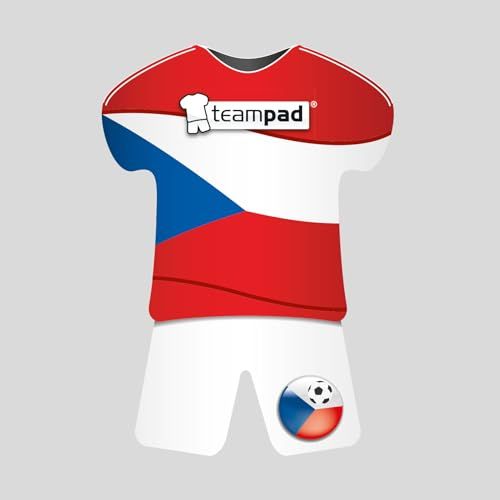 Antisliponderlegger Tsjechisch ontwerp - autohouder tricotstijl EK Voetbal 2024