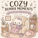 Cozy Bunny Moments: 40 Cutes & Cozy Coloring Pages
