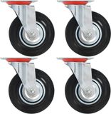 vidaXL Zwenkwielen 4 stuks 125 mm