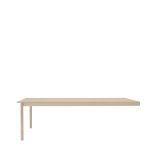Muuto Linear System Module d'extrémité Table Placage chêne-Chêne 240x142 cm