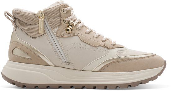 Tamaris Core Dames Hoge Sneakers - IVORY - Maat 39 - Herfst/Winter 2025