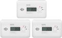 SAVS C10 Koolmonoxidemelder 3-pack - 10 jaar batterij - LCD display - 10 jaar Figaro® sensor - Voldoet aan Europese norm