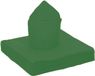 Santex feest servetten - 20x stuks - donkergroen - 40 x 40 cm - papier