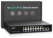 Merkloos Netwerkswitch 18-poorts 10 Gbps 16 x 2.5g Onbeheerd Zwart