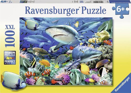 Ravensburger Puzzel Haaien Rif - Legpuzzel - 100 Stukjes