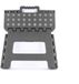 Home deco factory Tabouret pliant - gris - 32 x 22 cm