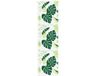 vidaXL Doucherolgordijn Groene bladeren Textiel 70x240 cm