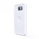 EXELIUM Housse de protection magnétique pour chargement sans fil - Samsung Galaxy S6 - Blanc