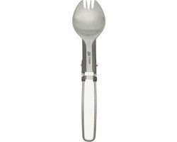 Esbit Titanium Spork - Opvouwbaar - Lepel + Vork - Outdoor Bestek - Grijs