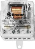 Finder 26.01.8.024.4000 Stroomstootschakelaar Inbouw 1x NO 24 V/AC 10 A 2500 VA 1 stuk(s)