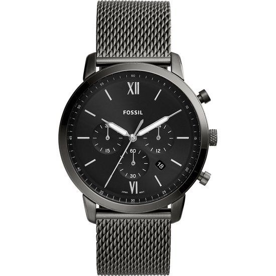Fossil Neutra Chrono FS5699 Herenhorloge - 44 mm - Grijs