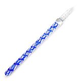 Jacques Herbin 21716T - Rechte glazen pen 16 cm, Saffiersblauw