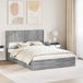 Maison Exclusive Lit double exclusif avec rangement et tête de lit en bois imitation chêne Sonoma, dimensions 140 x 200 cm