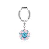 Swarovski Dulcis sleutelhanger, Ronde slijpvorm, Meerkleurig, Rodium toplaag