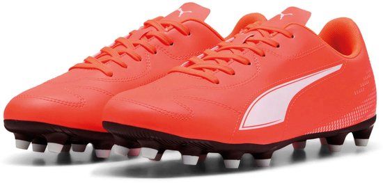 Puma Vitoria II FG/AG Voetbalschoenen Senior Rood Wit Maat 42