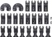 TOOLCRAFT TO-10283205 Multitool toebehorenset 24 stuk(s)
