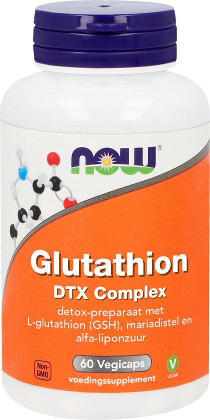 NOW Glutathion DTX complex - 60 capsules