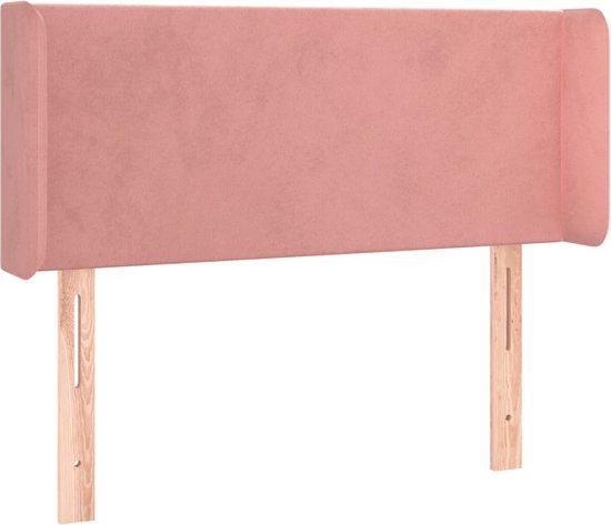 VidaXL Hoofdeind & Voeteind Roze