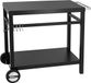 Holland Connections chariot de barbecue, table de barbecue, table d'appoint d'extérieur, chariot de jardin, cuisine d'extérieur, table de travail multifonctionnelle, établi pour barbecue d'extérieur, chariot de service, plan de travail 85 x 50 cm