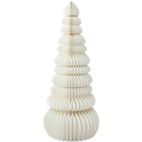 Sapin de Noël en papier alvéolé (blanc)